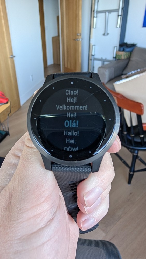 Garmin Vivoactive 4s GPS Smartwatch - Black