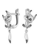 Ohrringe 925 Silber Creolen Ohrschmuck Emaille Echtschmuck