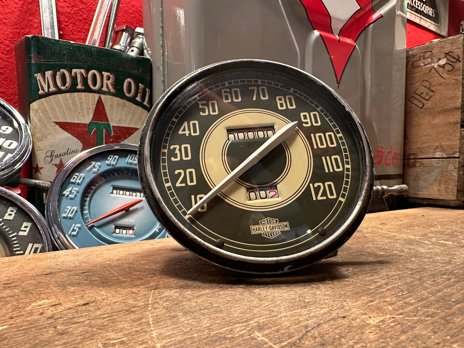 6700438 19411946 HARLEY DAVIDSON® KNUCKLEHEAD® WLA® NOS SPEEDOMETER