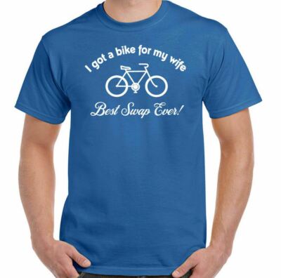 Cycling T-Shirt Bike Mens Funny Bicycle Cyclist BMX MTB Road