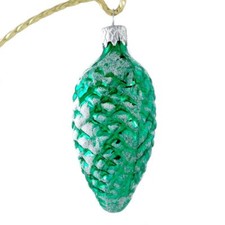 Pinecone green, w. glitter 