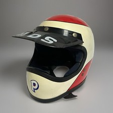 MDS Motocross Crosshelm Vintage Helm Motorrad Moped Mokick Original Patina