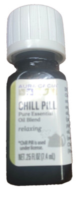 ESSENTIAL OILS AURA CACIA  - Chill Pill - Net Wt .25 FL oz.
