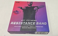 NEW EDX Resistance Band Tone & Strengthen Stretch 4 FT Medium