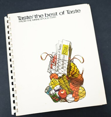 Taste The Best of Taste Minneapolis Star 1972 Cookbook Midwest Recipes Vintage