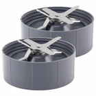 2 Pack Extractor Blades Replacement for NutriBullet 600W 900W NB-101B NB-101S