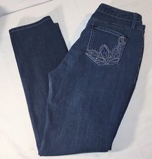 Nine West Women's Jeans Straight Sz 10/30 Style Marilyn Paisley