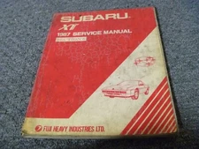 1987 Subaru XT Coupe Shop Service Repair Manual GL DL Turbo Section 6