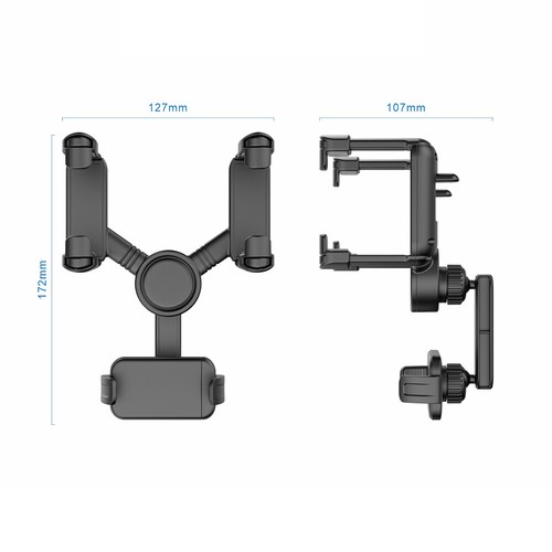 Support universel 360 rotation voiture rétroviseur support GPS téléphone portable US - Photo 6 sur 12