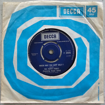 The Poppy Family - Which Way You Goin' Billy? / Endless Sleep - 1969 - 7''