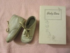 Vintage Baby Deer Trainers Shoes in Box sz 3.5N White