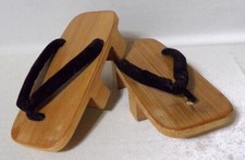 Vintage Japanese Kimono Wood Sandals