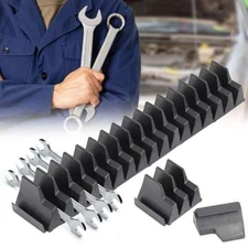 20 Slots Magnetic Modular Wrench Organizer Compact Tool Storage Slots hold Tools