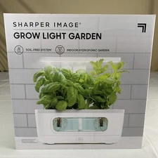 Sharper Image LED Grow Garden Indoor Hydroponic System #1014369 Fresh Food