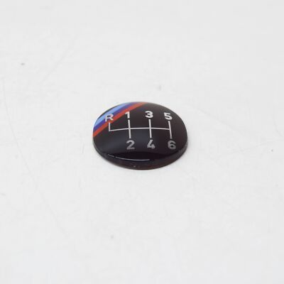BMW 8 E31 6 Manual Speed Gear Shift M Emblem 25111221825