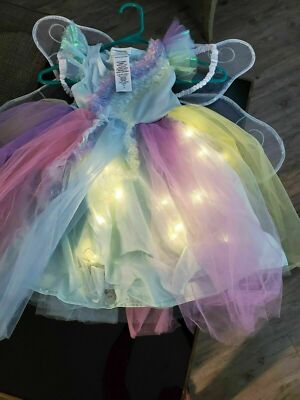 Pottery Barn Kids Baby Toddler Light Up Rainbow Fairy 3T Costume 3PC 3T  #334A | eBay