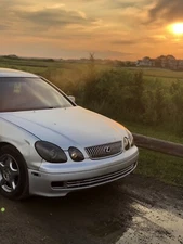 98-05 Lexus GS300 GS400 GS450 LED Halo Black Projector Headlights