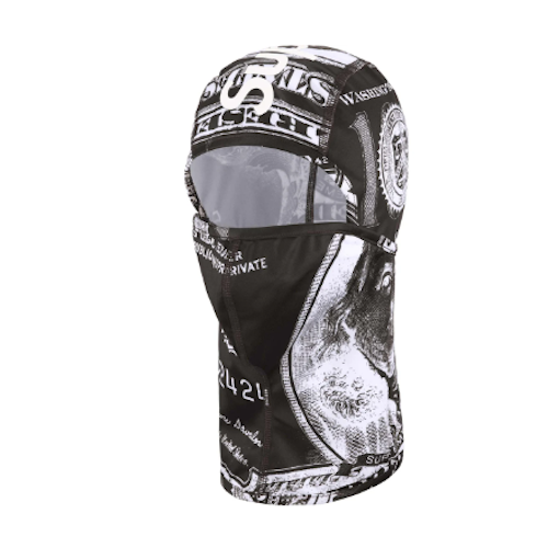 SUPREME SS25 LIGHTWEIGHT BALACLAVA FACE MASK BLACK MONEY FRANKLIN