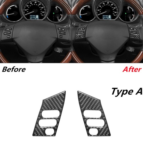 Kit de tapicería de cubierta completa de fibra de carbono de 50 piezas para LEXUS RX330 2004-2006 RX350 2006-2009 - Imagen 15 de 23