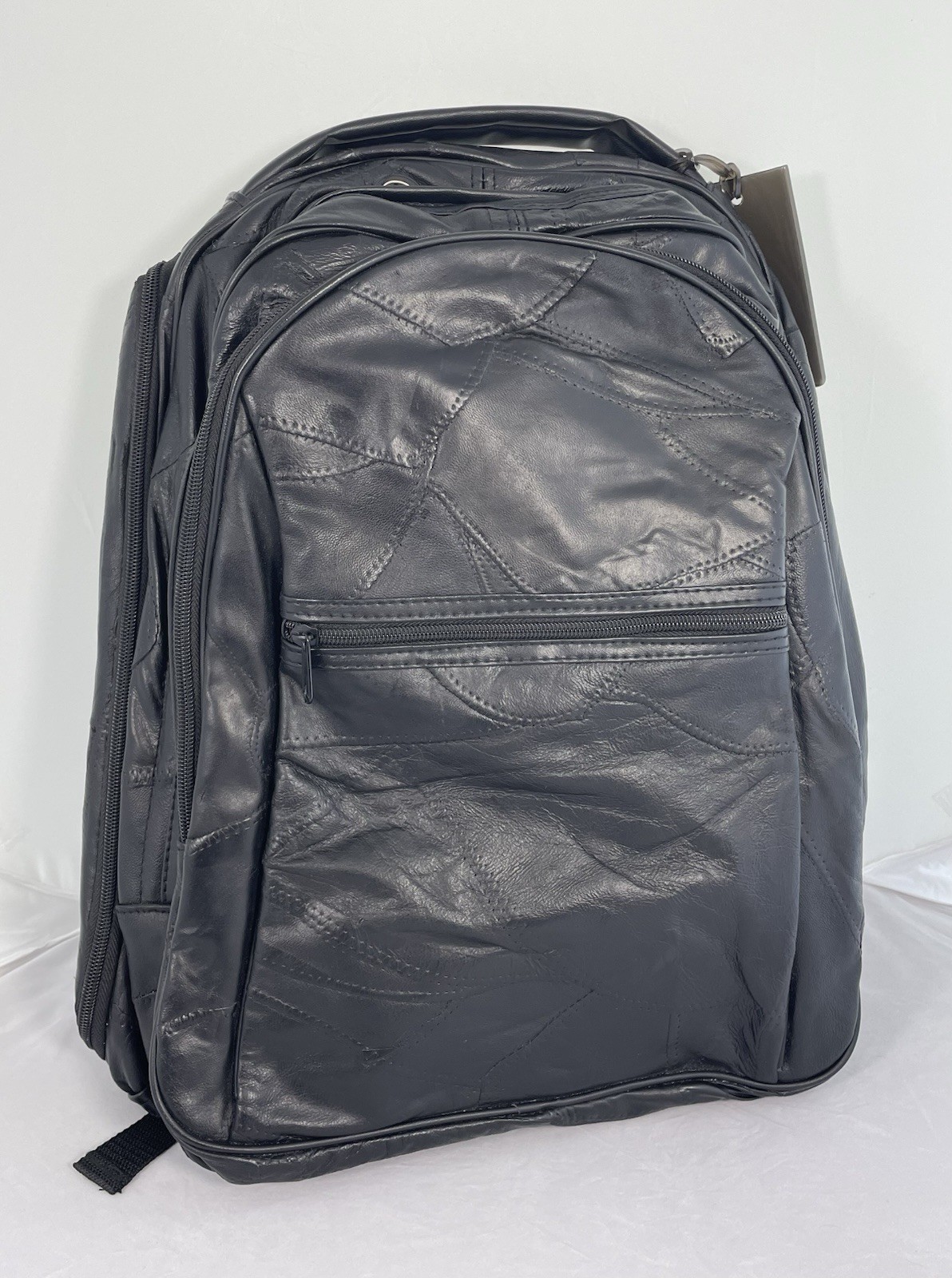 Embassy Genuine Leather Black Patchwork Men’s Bac… - image 2