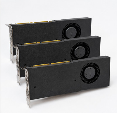 3 x NVIDIA Tesla V100 32GB SXM2 GPU Enclosure PCIe Adapter 8+8Pin AI Accelerator
