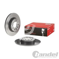 2X BREMBO BREMSSCHEIBEN 278mm VOLL HINTEN PASSEND FÜR ALFA ROMEO 159 BRERA