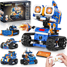 STEM Robot Building Kit, APP Remote Control Robotics for Kids Ages 8-12