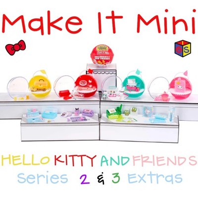 Miniverse Make It Mini HELLO KITTY & FRIENDS Series 2 & 3 Extras | You Choose