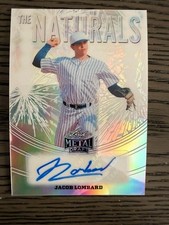 2026 Leaf Metal Draft Baseball - The Naturals Auto - Jacob Lombard - Miami