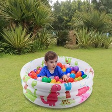 Doanas-Inflatable Kiddie Pool Puncture Proof Soft Floor For Kids Swimming
