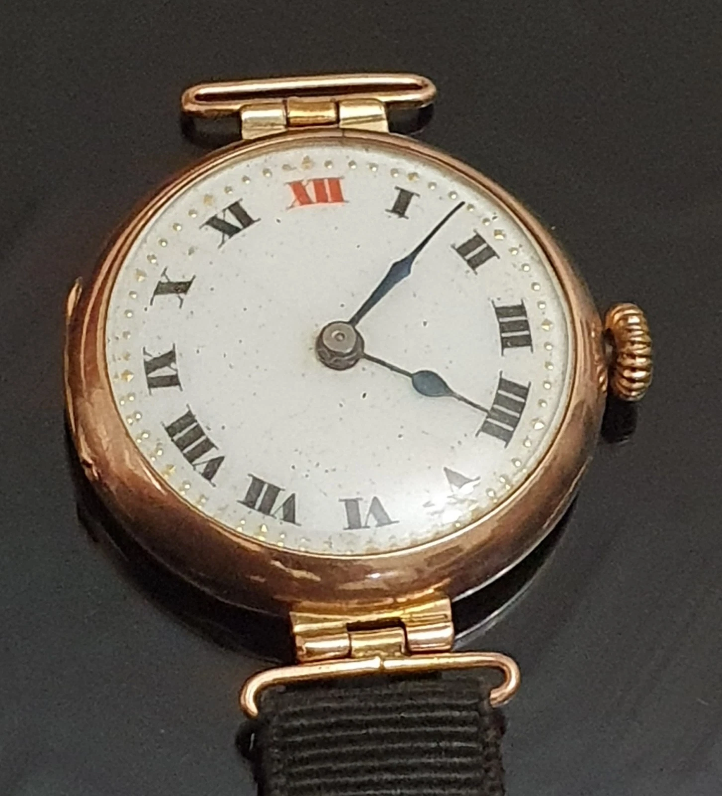 Rolex — Rolex Womens watch pre WW1 9ct Gold case Marked W&D - Engraved Back dated 1918