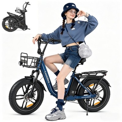 20''Elektrofahrrad 500W Klapprad Pedelec Mountain Ebike 36VeBike Shimano 7-Gänge