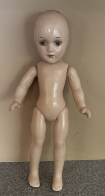 Doll Vintage R&B Sleepy Eyes Jointed 13 in.