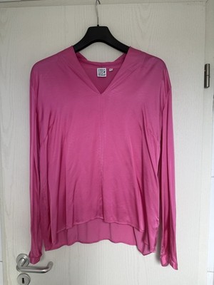 Knallpinkfarbene Emily Van Den Bergh Bluse, Größe 42