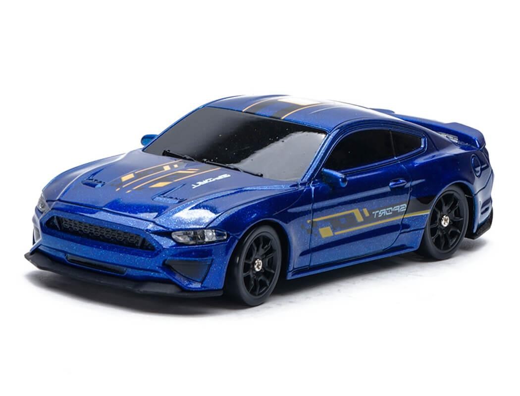 E-ZEE RC 8500EBL LIGHTING MUSCLE 4WD DRIFT CAR WITH GYRO - BLUE 1:43