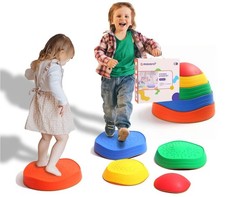 makarci Balance stepping stones for kids, non-slip toddlers 5PC/Classic