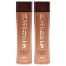 Acai Anti Frizz Shampoo by Brazilian Blowout for Unisex - 12oz - Pack of 2