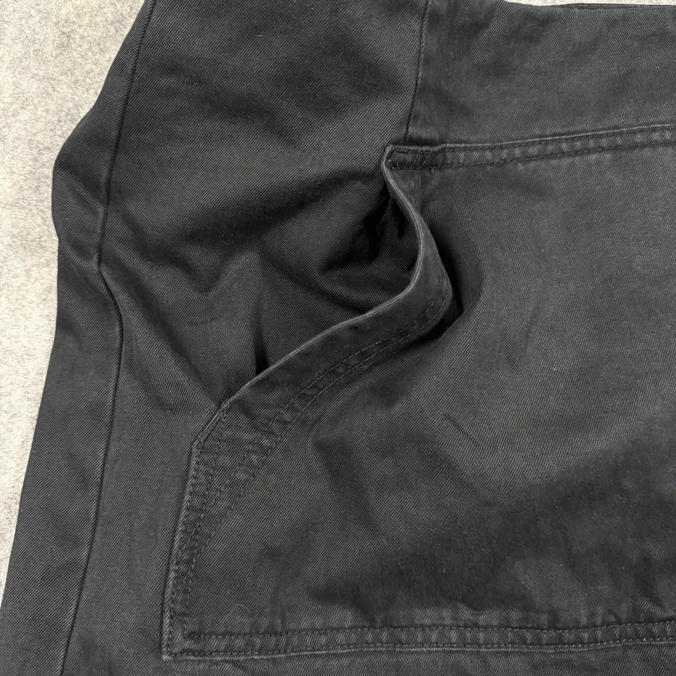 Мини-юбка Marc By Marc Jacobs с боковыми прорезями женская размер 2 черная джинсовая ткань хлопок - Изображение 4 из 4