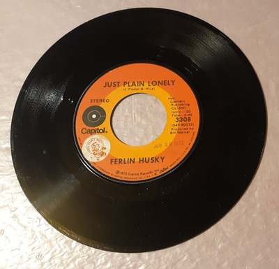 #ad Ferlin Husky Just Plain Lonely Always In All Ways Capitol 7quot; Vinyl 45rpm Record $3.95