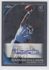 2010 Topps Chrome Rookie Auto Damian Williams #C172 Auto 0h1