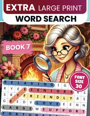 Extra Large Print Word Search: Jumbo Word Search For Seniors & Adults | 50 T...