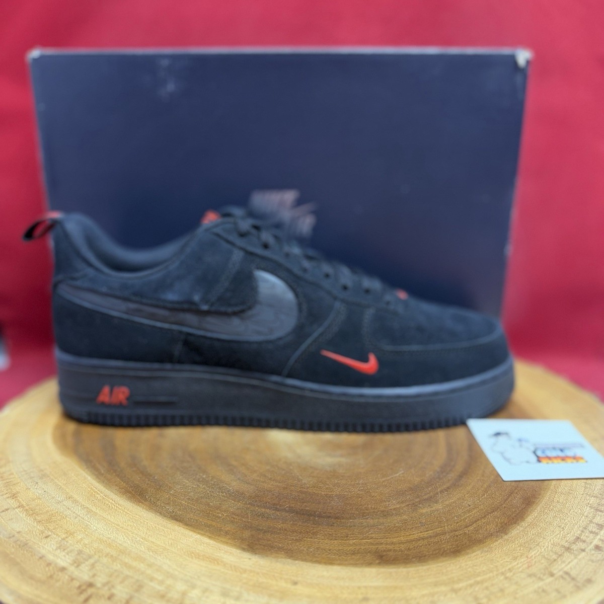Nike Air Force 1 Low Multi-Swoosh Crimson DZ4514-001 Size 11.5