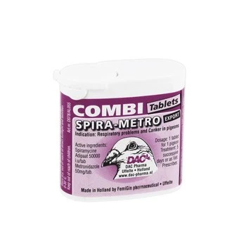 Dac Combi Spira-Metro 50 tabs (respiratory problems and trichomoniasis). - Imagen 1 de 1
