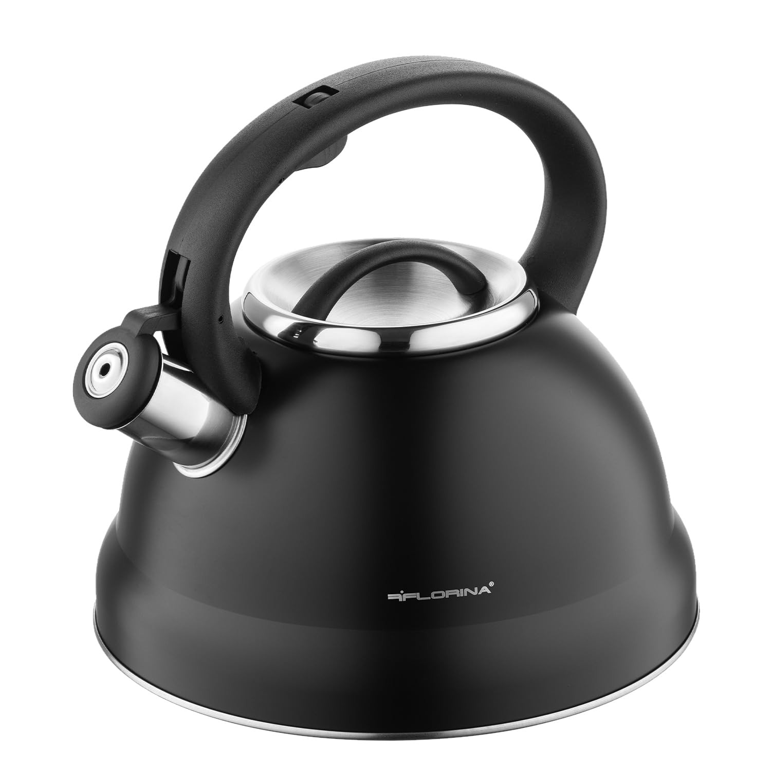 Florina Jacob Bollitore Fischio 2,5L Acciaio Inox Induzione Cucina