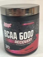 Nutrex BCAA 6000 Recovery Endurance Amino Acid Exp03/2027 231G 30srvng