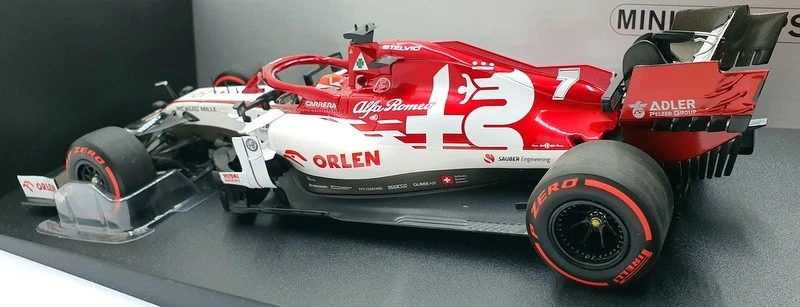 Minichamps 1/18 Scale 110 200207 - Alfa Romeo F1 C39 Raikkonen Syrian GP 2020 - Image 3 of 4
