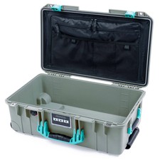 Sage  Teal Pelican 1535 Air case with combo lid pouch only.