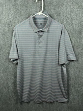 C9 Champion Mens Collard Short Sleeve Golf Performance Pink Stripe Shirt XL (132