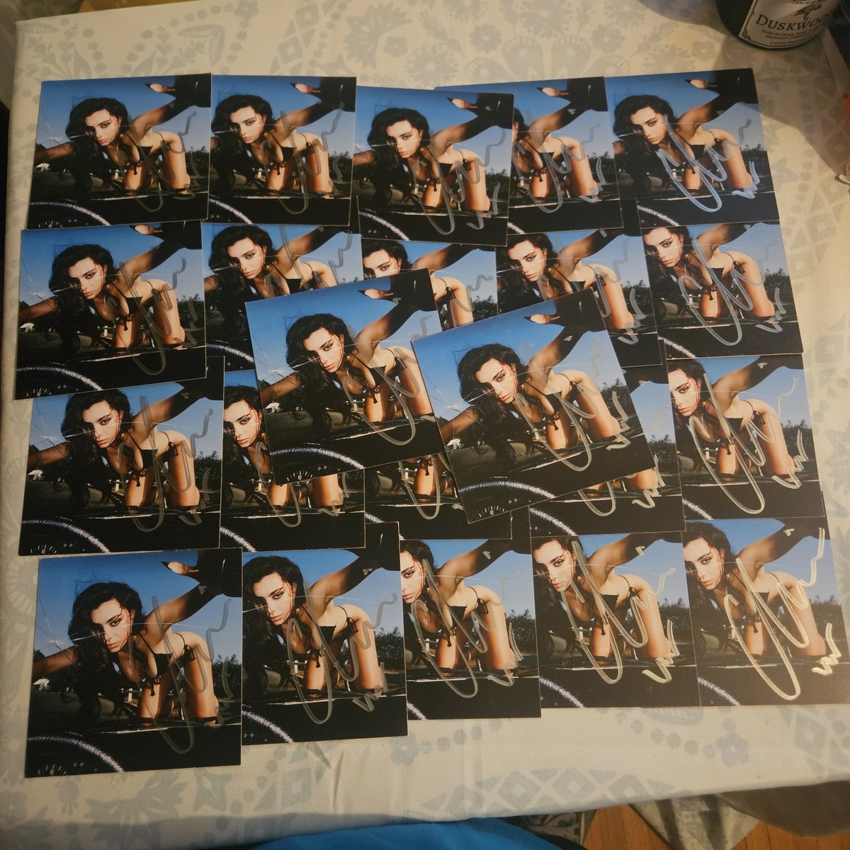 SIGNED! NEW! CHARLI XCX CRASH WHITE VINYL RECORD With SIGNED