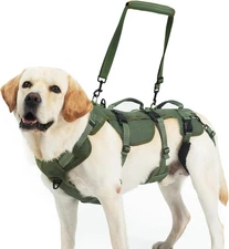 Dog Lift Harness Large Green PUPTECK Support Sling for Rear Leg Injury Help